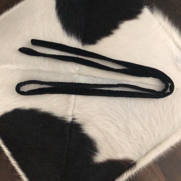 Lands’ End Girls’ Velvet Black Dress - Picture 5 of 5